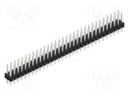 Connector: pin strips; pin header; male; PIN: 62; 2.54mm; THT; 2x31