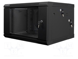 Enclosure: rack cabinet; Standard: 19"; 6U; black; Z: 600mm; X: 600mm