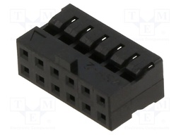 2mm MGrid WtB Rec Crp Hsg PBT Blk 12Ckt