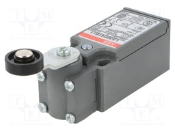 Limit switch; lever R 26,5mm, plastic roller Ø18mm; NO + NC
