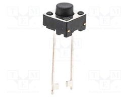 Microswitch TACT; SPST; Pos: 2; 0.05A/12VDC; THT; none; 1.57N; 1.4mm