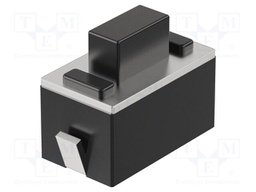 Microswitch TACT; SPST-NO; Pos: 2; 50mA/12VDC; SMT; 1.57N; 5mm