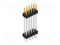 Connector: pin strips; pin header; male; PIN: 10; 2.54mm; SMT; 2x5
