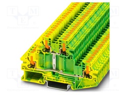 Splice terminal: rail; PTV; PA; L: 56mm; terminals: 4; W: 6.2mm