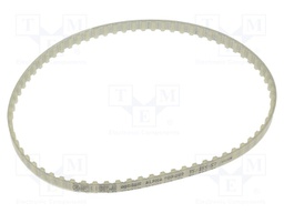 Timing belt; T5; W: 6mm; H: 2.2mm; Lw: 355mm; Tooth height: 1.2mm