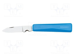 Knife; for wire stripping; 200mm; folding