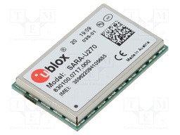 Module: GSM; Down: 7.2Mbps; Up: 5.76Mbps; 2G,3G; SARA-U2; SMD