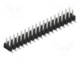 Connector: pin strips; pin header; male; PIN: 36; 2.54mm; SMT; 2x18