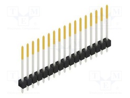 Connector: pin strips; pin header; male; PIN: 17; 2.54mm; THT; 1x17