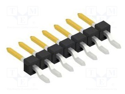 Connector: pin strips; pin header; male; PIN: 7; 2.54mm; SMT; 1x7