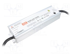 Power supply: switched-mode; LED; 240W; 171.4÷342.8VDC; 350÷700mA