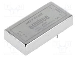 Converter: DC/DC; 15W; Uin: 36÷72V; 3.3VDC; Iout: 3A; 2"x1"; 30g