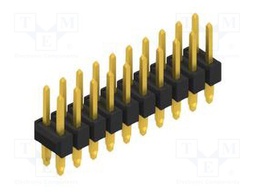 Connector: pin strips; pin header; male; PIN: 20; 2.54mm; THT; 2x10