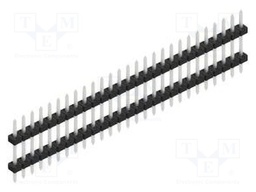 Connector: pin strips; pin header; male; PIN: 27; 2mm; THT; 1x27