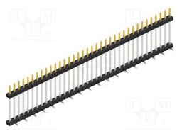 Connector: pin strips; pin header; male; PIN: 36; 2mm; SMT; 1x36