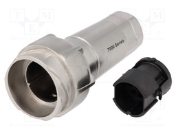 Connector: circular; plug; male; PIN: 10; w/o contacts; for cable