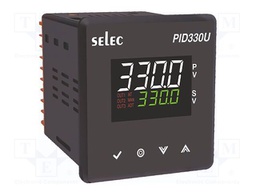 Meter: temperature controller; on panel; LED; 4 digit; Unit: °C,°F