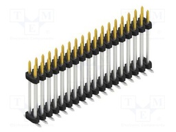 Connector: pin strips; pin header; male; PIN: 36; 2mm; SMT; 2x18