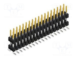 Connector: pin strips; pin header; male; PIN: 36; 2.54mm; SMT; 2x18