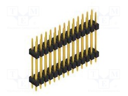 Connector: pin strips; pin header; male; PIN: 28; 2.54mm; THT; 2x14