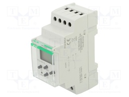 Programmable time switch; Range: 1 year; SPDT; 24÷264VAC; PIN: 6