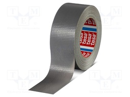 Tape: duct; W: 50mm; L: 50m; Thk: 0.175mm; grey; synthetic caoutchouc