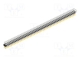 Connector: pin strips; pin header; male; PIN: 98; 2mm; THT; 2x49