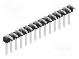 Connector: pin strips; pin header; male; PIN: 14; 2.54mm; THT; 1x14