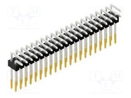 Connector: pin strips; pin header; male; PIN: 42; 2.54mm; THT; 2x21
