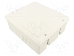 Enclosure: junction box; X: 170mm; Y: 190mm; Z: 80mm; wall mount
