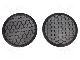 Loudspeaker grille; Seat,VW; black; 165mm