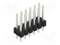 Connector: pin strips; pin header; male; PIN: 12; 2.54mm; THT; 2x6
