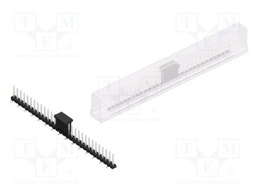 Connector: pin strips; pin header; male; PIN: 30; 2.54mm; SMT; 1x30
