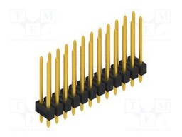 Connector: pin strips; pin header; male; PIN: 24; 2.54mm; THT; 2x12