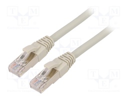 Patch cord; ETHERLINE® Cat.6a,S/FTP; 6a; stranded; Cu; LSZH; grey