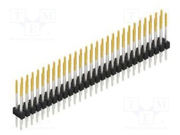 Connector: pin strips; pin header; male; PIN: 56; 2.54mm; THT; 2x28