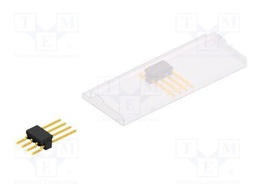 Connector: pin strips; pin header; male; PIN: 4; 2.54mm; SMT; 1x4