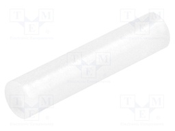 Spacer sleeve; LED; Øout: 5mm; ØLED: 5mm; L: 23mm; natural; UL94V-2