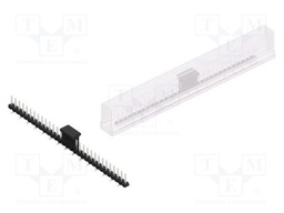 Connector: pin strips; pin header; male; PIN: 31; 2.54mm; SMT; 1x31