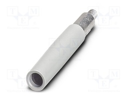 Test socket; screw terminal; PA; ways: 1; W: 6mm; H: 6mm