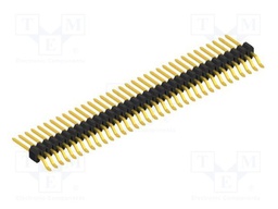 Connector: pin strips; pin header; male; PIN: 35; 1.27mm; SMT; 1x35