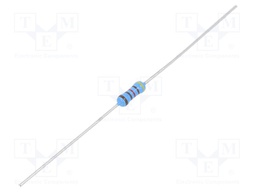Resistor: thin film; THT; 4.12kΩ; 600mW; ±5%; Ø2.5x6.5mm; 50ppm/°C