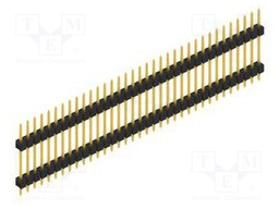 Connector: pin strips; pin header; male; PIN: 35; 2.54mm; THT; 1x35