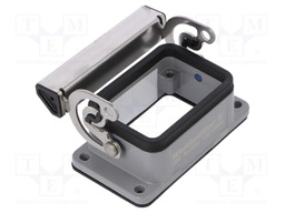 Enclosure: for rectangular connectors; size 3; with latch; IP65