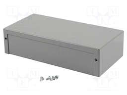 Enclosure: multipurpose; X: 102mm; Y: 203mm; Z: 51mm; 1411; aluminium