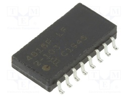 Resistor network: X; 10kΩ; SMD; SOM-16; No.of resistors: 8; 1.28W