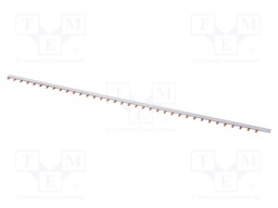 Busbar; 16mm2; Poles: 1; Urated: 400V; Pitch: 27mm; No.of mod: 36