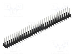 Connector: pin strips; pin header; male; PIN: 62; 2.54mm; SMT; 2x31