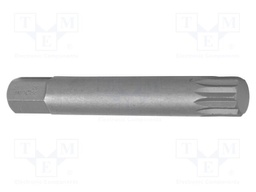 Screwdriver bit; spline (12-angles); XZN M12; Overall len: 75mm