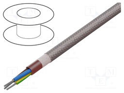 Wire; SiHF; Cu; stranded; 3G4mm2; silicone; brown-red; -60÷180°C